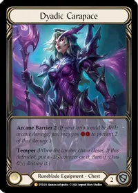 Dyadic Carapace - Cold Foil
